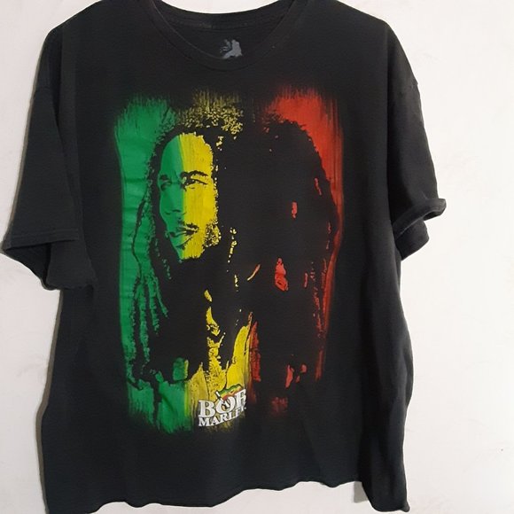 Zion Rootswear Men's Bob Marley Short Sleeve T Shirt in Size XL - Picture 2 of 5
